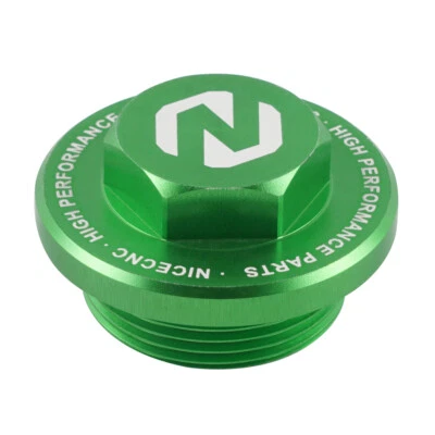 Bonita cubierta de tapa de llenado de aceite de motor anodizado CNC de aluminio para Kawasaki KLR 650 2007-2024 Foto 1 de 4