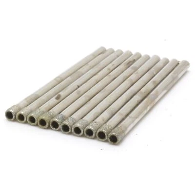 10Pcs 3-20mm Diamond Hole Saw Super-Thin Rim Drill Bits Lapidary Tools for Stone - Image 1 of 4