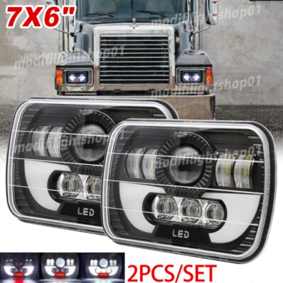 Faro sellado LED H6054 7X6" 2 PIEZAS para Mack RD CH SFA MS300P CH600 CS200P Foto 1 de 4