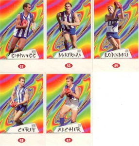 POPULAR-1997 AFL Stickers Stand Up Card Team Set Nth Mel (5)