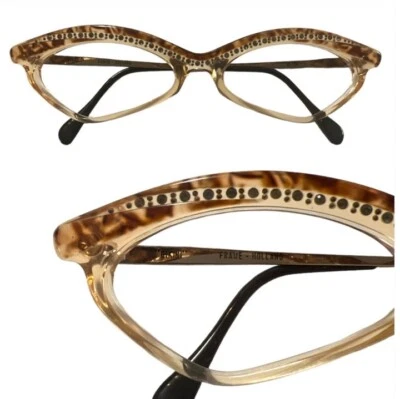 Gafas Cateye Ultra Estrás Vintage, Carey, Modelo Bikini, Holanda Foto 1 de 4