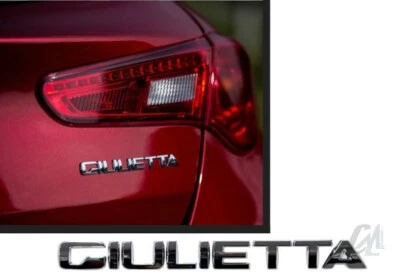 STEMMA SIGLA LOGO CROMATO POSTERIORE ALFA ROMEO GIULIETTA ORIGINALE oe 52043056 - Immagine 1 di 4
