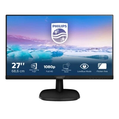 8712581745905  V Line Full HD LCD monitor 273V7QJAB/00  - Image 1 of 4
