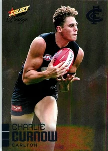 2020 CARLTON BLUES AFL Card CHARLIE CURNOW Footy Stars Prestige - Bild 1 von 2