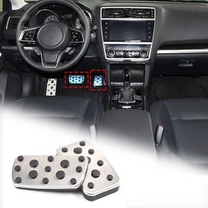 Stainless Steel Car Gas Pedal Brake Pedal For Subaru Legacy 15-20 Outback 14-20 - Picture 1 of 9