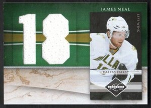 2010-11 Panini Limited Jumbo Materials James Neal Jersey /99 #9 Dallas Stars