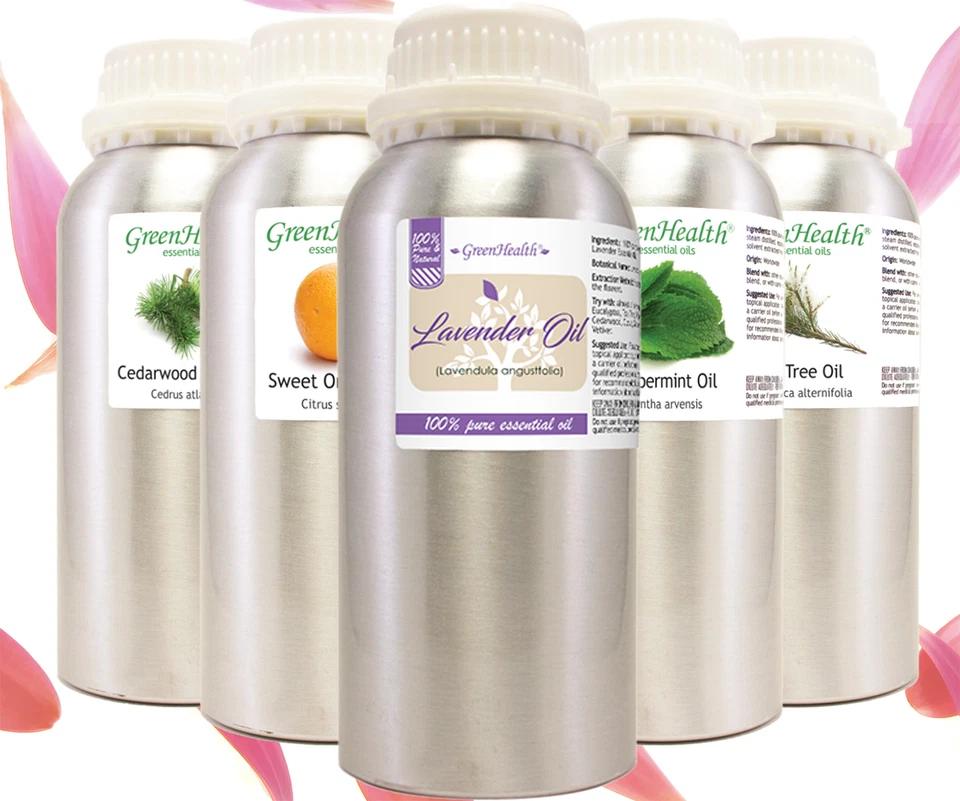 Bulk Essential Oil 16-32 fl oz Aluminum Bottle, All Natural Uncut, 50+ Oils - Image 1 of 2