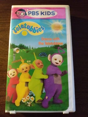 Teletubbies, Dance With The Teletubbies ,VHS, 1999 PBS Home Video, Clam Shell. - Image 1 of 4