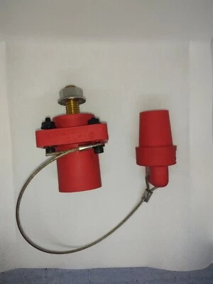 Crouse Hinds E1016 MALE Red CAM-LOK with cover and mounting hardware - Image 1 of 2