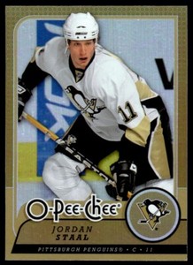 2008-09 O PEE CHEE METAL Jordan Staal Pittsburgh Penguins #282