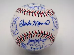 2010 NL ALL STAR TEAM SIGNED BASEBALL AUTOGRAPH BY 32 ROY HALLADAY + MLB CERT. - Bild 1 von 7