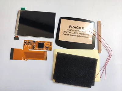 Game Boy Advance GBA IPS V2 Backlight LCD Mod Kit Enhanced Backlit Display - Image 1 of 3
