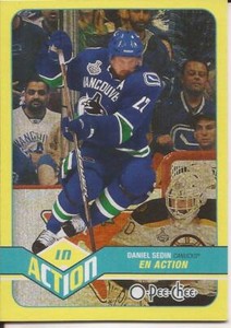 2011-12 O-Pee-Chee In Action A27 Daniel Sedin