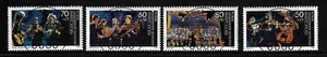 Germany SC # 9NB257-260 Music /  First day Issue cancelation. - Picture 1 of 1