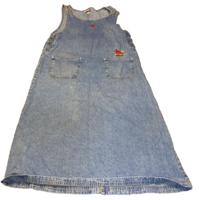 Vestido vaquero para mujer J.L N.Y talla grande bordado vintage Foto 1 de 4