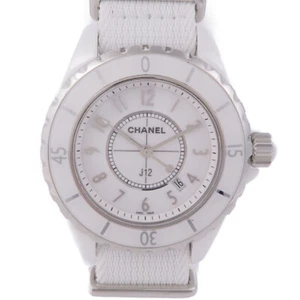 CHANEL J12 H4656 Ceramic/Canvas White - Picture 1 of 12