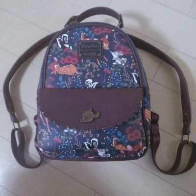 Loungefly Bambi Tonuske Flower Rucksack Disney Store Japan gebraucht kostenlo... - Bild 1 von 4