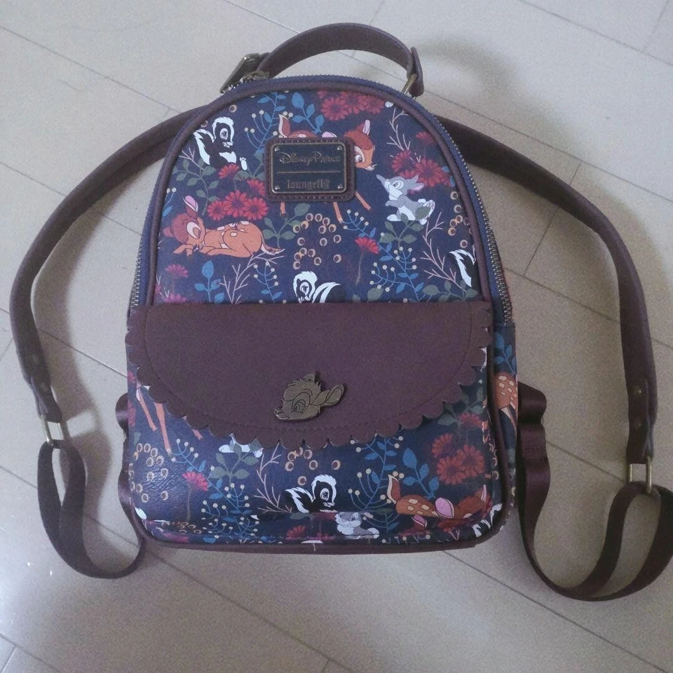 Loungefly Bambi Tonuske Flower Rucksack Disney Store Japan gebraucht kostenlo... - Bild 1 von 4