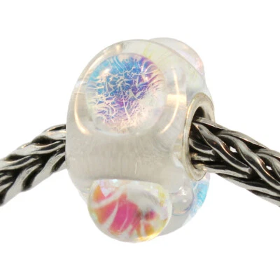 Authentic Trollbeads Glass 62014 Dichroic Ice :0 - Image 1 of 3