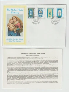 1976 Mother's Union Illus Isle of Man official FDC - Picture 1 of 2