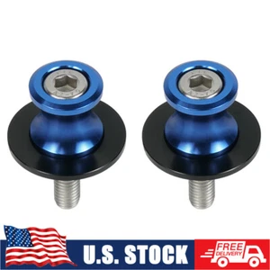 M8 8mm Swingarm Spools For Suzuki GSXR1000 GSXR1300 GSXR600 GSXR750 SV1000 SV650 - Picture 1 of 6