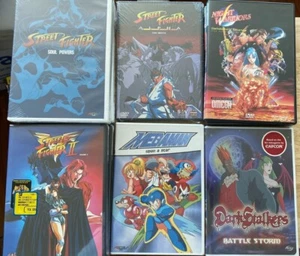 Video Game Anime DVDs ~ Mega Man Street Fighter Sakura Wars Yu-Gi-Oh! US R1 NEW - Imagen 1 de 26