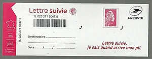 LS6 SHEET MARIANNE L'ENGAGEE - LETTER FOLLOWED SELF-ADHESIVE NEW TTB - Picture 1 of 1