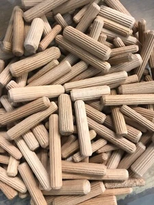 Tacos de madera acanalados paquete plano 1 kg 5 mm - 10 mm mezclados en el paquete - Imagen 1 de 20
