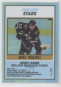 2009-10 O-Pee-Chee Team Checklists Mike Ribeiro #TC10