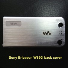100% Genuine Original Sony Ericsson W890i, W890 Back Cover Fascia Housing Silver