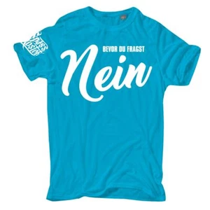 T-Shirt Bevor du fragst NEIN lustige Sprüche Statement Zitat Memes S bis 10XL  - Bild 1 von 11