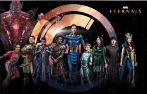 MARVEL COMICS THE ETERNALS GROUP POSTER NUOVO 22.375 X34 - Foto 1 di 1