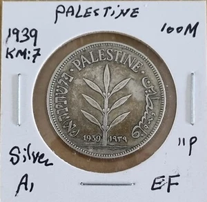 Palestine 100 Mils, 1939 EF