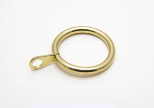 New 100 X Curtain Rod Ring Fixed Eye Brass Plated Metal EB 25mm Id 32mm Od - One - Picture 1 of 1