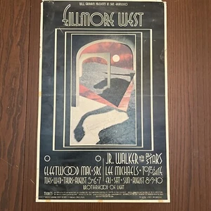 Original Vintage Poster Fleetwood Mac, SRC, Jr. Walker & His All Stars 1969 Rock - Bild 1 von 16