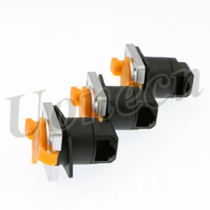 3pcs RJ45 Waterproof Connector Ethernet RJ45 Connector Socket IP65 Industrial  - Picture 1 of 9