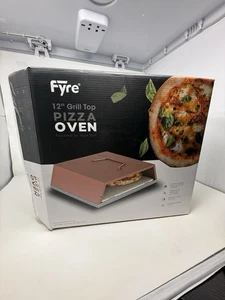 Fyre 12" Grill Top Pizza Oven Powered By Your Grill/ Stovetop New open Box Pink - Picture 1 of 8
