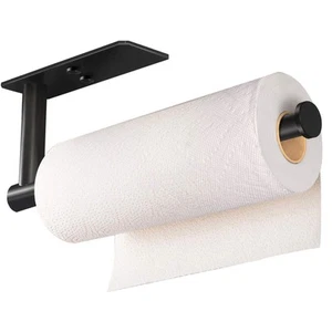 Self Adhesive Paper Towel Holder Under Cabinet Mount, Wall Mount Paper Towel ... - Picture 1 of 7