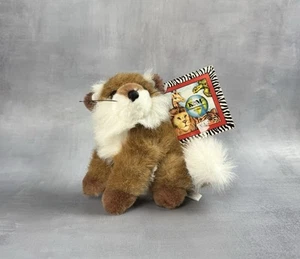 2005 K & M INTERNATIONAL Stuffed Animal Plush Toy RED FOX 7" with Tag 0226 - Picture 1 of 5