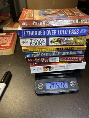 Lot 2 Lbs Westerns Vintage And Modern Books!  Johnston, Compton, Paine, Brand + - Image 1 of 4