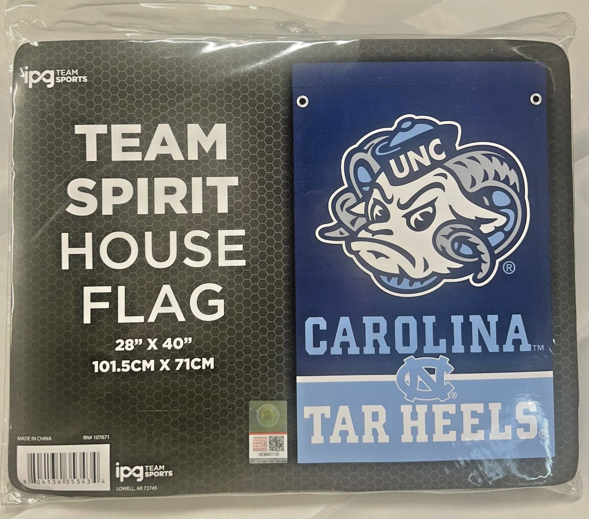 UNC Tar Heels Flag - 4x6 Foot Large University Of North Carolina Polyester Flag
