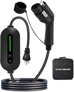 Level 1&2 EV NEW Charger 8-16A Adjustable with 25FT Cable 120V-240V- NOT TESLA - Picture 1 of 18