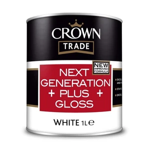Crown Trade Next Generation Plus Gloss White 1L - Picture 1 of 1