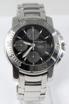Pre-owned Baume Mercier Capeland Chronograph Stainless Steel - Image 1 of 4