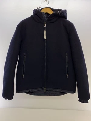 MONCLER BAZILE GIUBBOTTO Down Jacket 3 Wool NVY B20914182285 54902 - Image 1 of 4