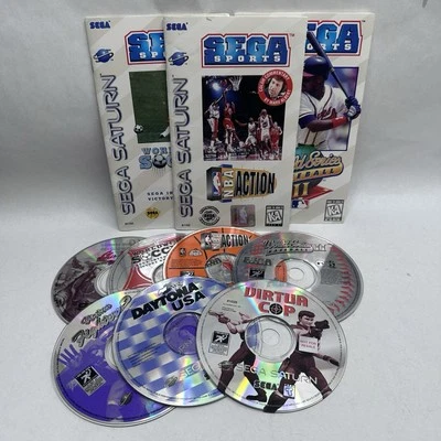 Daytona USA BASEBALL Lethal Enforcers II Gun Fighters - Sega CD AS IS DISC LOT - Image 1 of 4