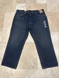 Pantalones de mezclilla para hombre Levi's 559 44/29 B&T calce relajado pierna recta azul - Imagen 1 de 8