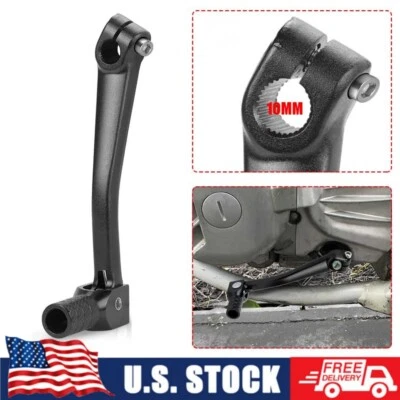 Palanca de cambios universal negra pie palanca de cambios pedal motocicleta bicicleta para Yamaha Foto 1 de 4