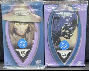 DC Comics Origins Trading Card Game Booster Pack 1st Edition SEALED LOT OF 2 - Picture 1 of 2