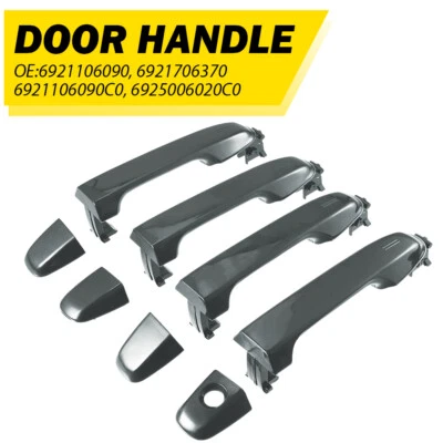 4 PIEZAS MANIJAS DE PUERTA EXTERIOR 1G3 MAGNÉTICAS GRIS METALIZADAS PARA TOYOTA CAMRY 2012-2017 Foto 1 de 4